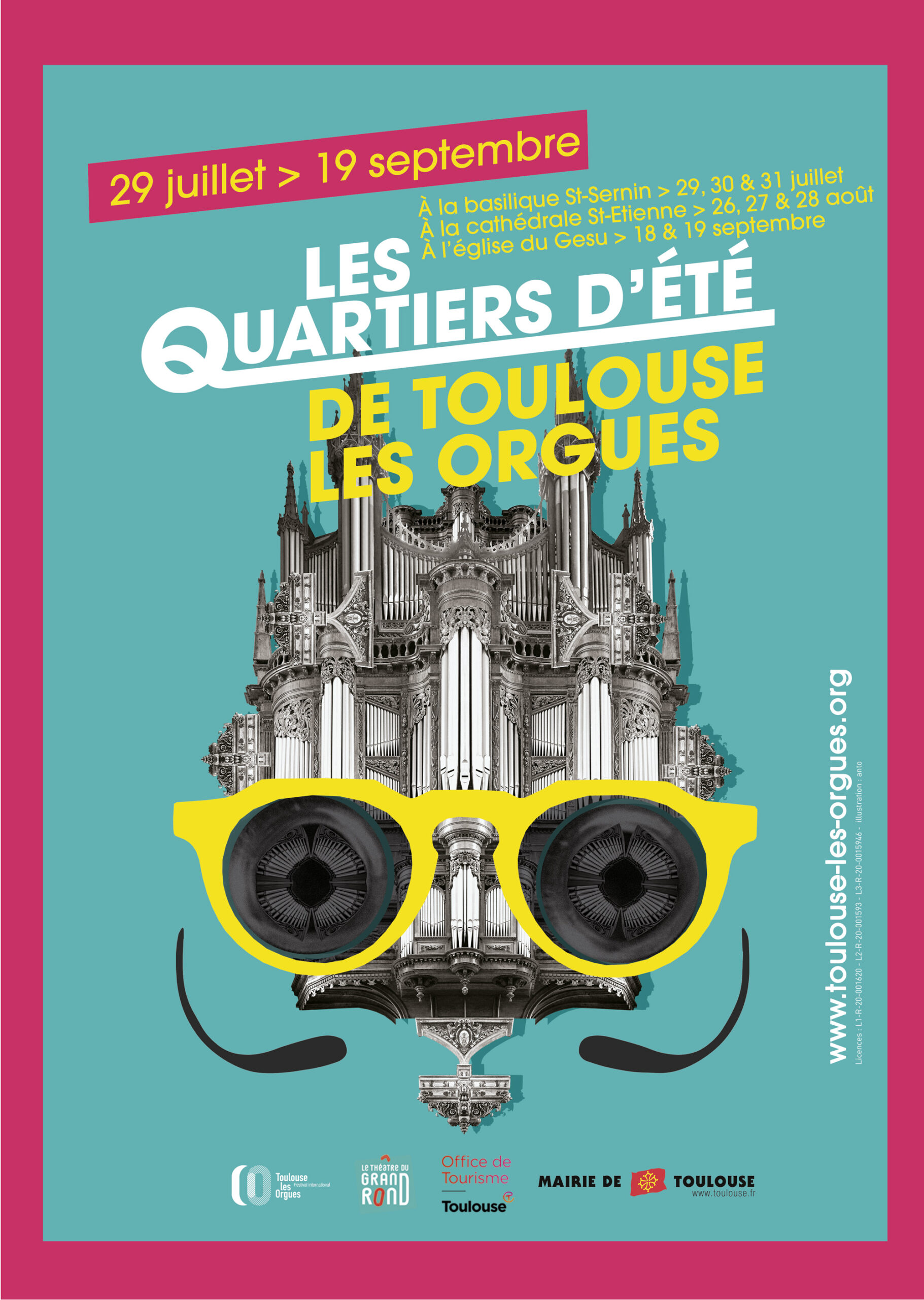 Les quartiers d’été de Toulouse les Orgues